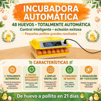 INCUBADORA AUT 48HUEVOS