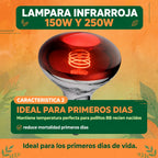 LAMPARA INFRARROJA
