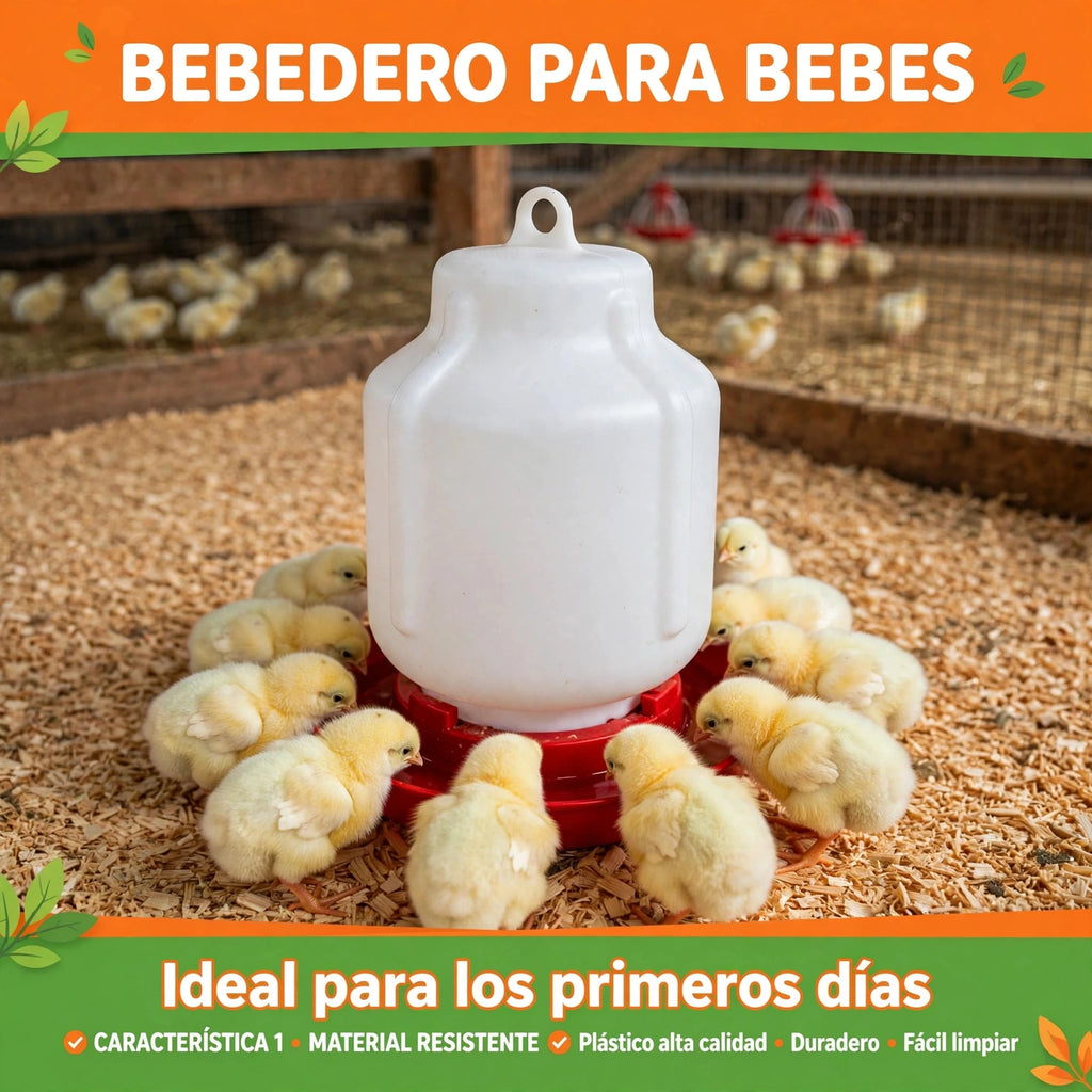 BEBEDEROS PARA POLLITOS BEBES