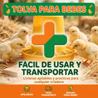 COMEDERO TOLVA PARA POLLITO BEBES